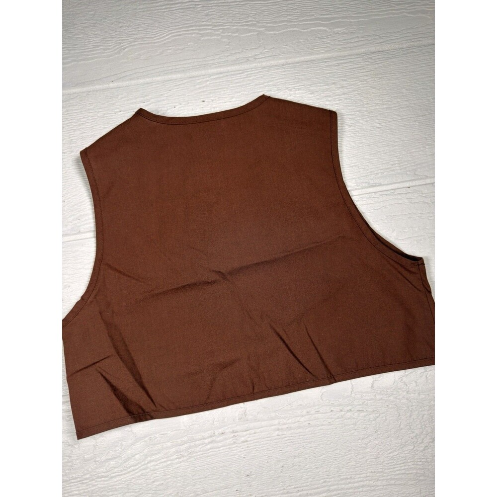 Vintage Girl Scouts Brownie Uniform Set Vest Shirt Shorts Muir Trail USA Patches - Picture 8 of 16